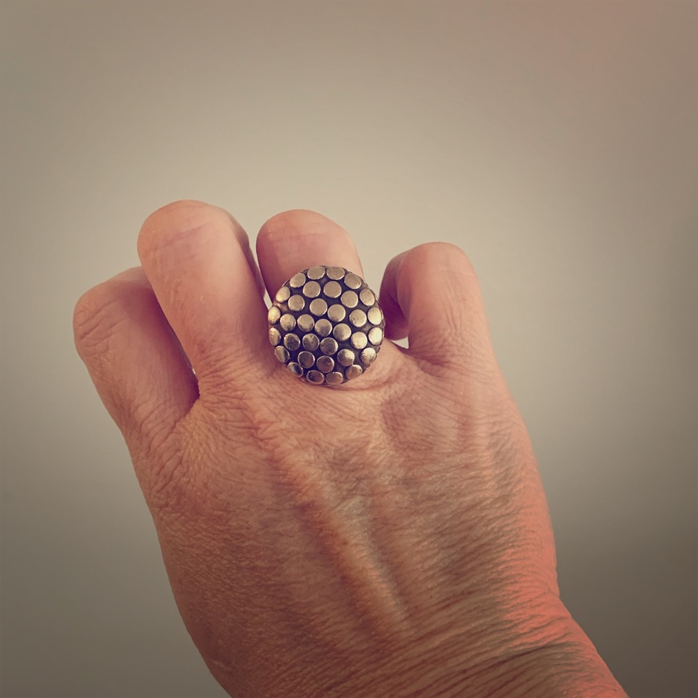 Authentic John Hardy dot ring size 8